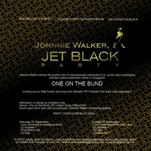 johnnie walker black. The Johnnie Walker Jet Black